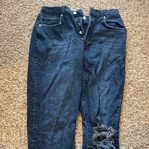 Free People High waisted cut off jeans